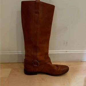 Frye Tan Leather Boots